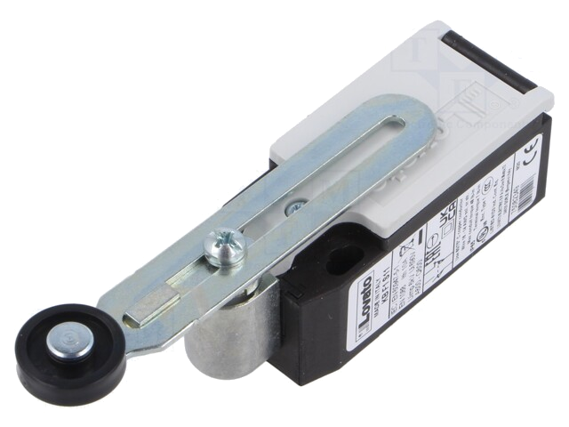Eindschakelaar; regelbare hendel, roller; NO + NC; 10A; M20; IP65 Eindschakelaar; regelbare hendel, roller; NO + NC; 10A; M20; IP65